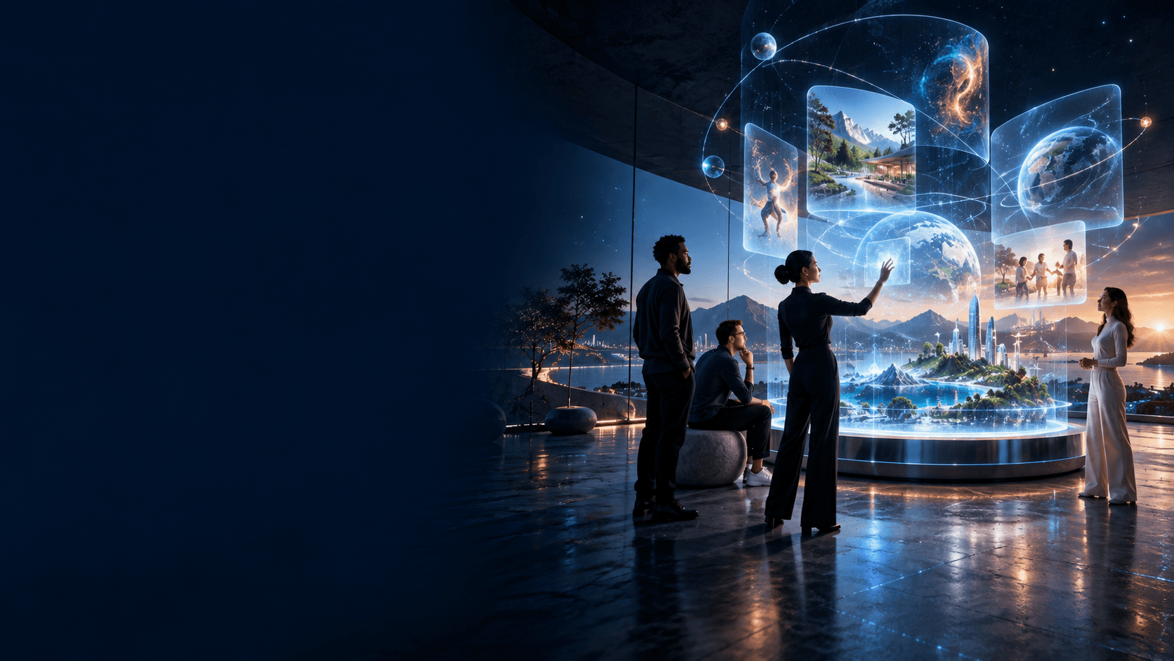 A diverse YouBe Labs team shaping human possibilities through spatial and holographic technology